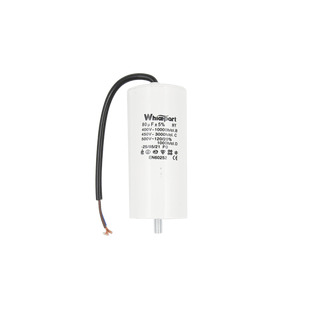 Конденсатор CBB60-G  80 мкФ, 450 В, Whicepart (провод + болт)