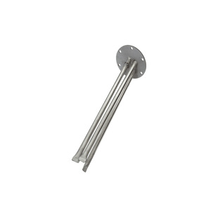 Фланец для бойлера под сухой тэн Bosch, D125 мм, L405 мм (цельная нержавейка)