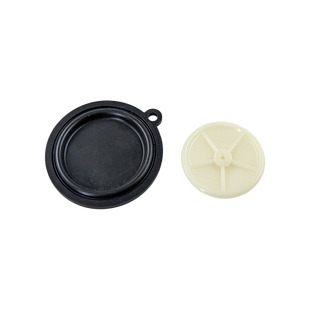 Мембрана к водяному редуктору газовой колонки, D54 мм (резиновая, с тарелкой)