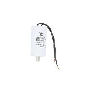 Конденсатор CBB60-G 9 мкФ, 450 В, Jyul (провід + болт)