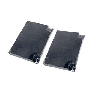 Фільтр для витяжки Whirlpool 481281728947, Faber 122.0157.242, SKL, 195*140*19 мм (2 штуки, вугільний)