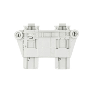 Ліва напрямна для кошика посудомийної машини Candy 41011424 (з роликами)