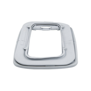 Резина (манжета) люка для стиральной машины Candy 81452546, 80049141 (1 патрубок сквозной)