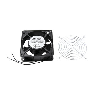 Вентилятор обдуву (кулер) для холодильника AC FAN, 120*120*38 мм, 220 В (з решіткою)