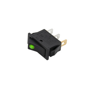 Кнопка мережева одинарна 40353G, 3 контакти, 16А (2-позиційна)