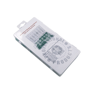 Набор резиновых уплотнительных колец для кондиционера Whicepart CH-225, 225 штук (зеленые)