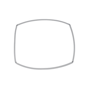 Ущільнювач дверей для духовки Miele 6432220, 4696921, 425*320 мм