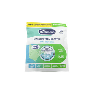Порошок для пральної машини в серветках Dr. Beckmann Waschmittal-Blatter Universal, 25 шт.