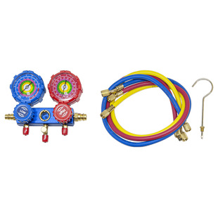 Манометричний колектор 2-вентильний Whicepart RF13C88134Q (R-22, R-134a, R-404a, R-410a)